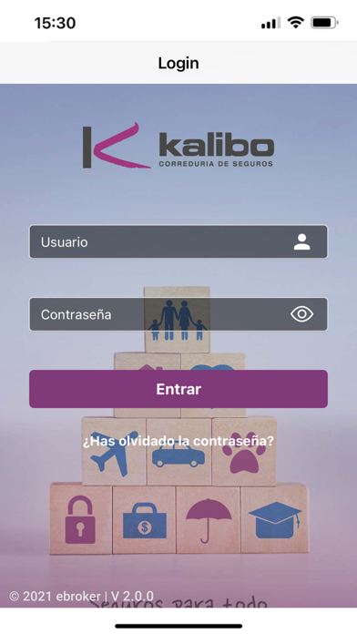 Kalibo - Correduría de seguros Screenshot