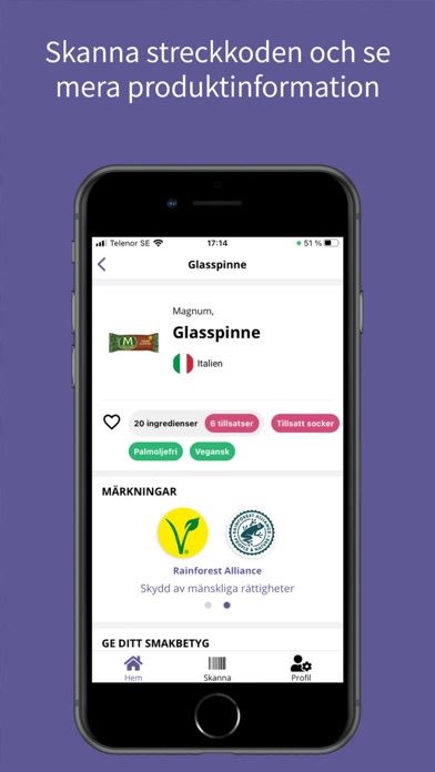 FoodFacts Sweden Screenshot