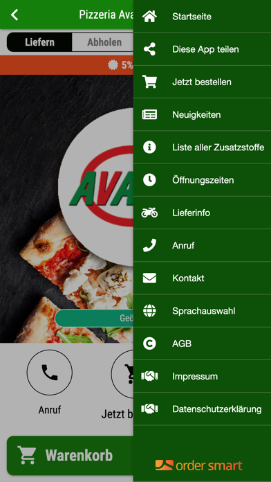 Pizzeria Avanty Screenshot