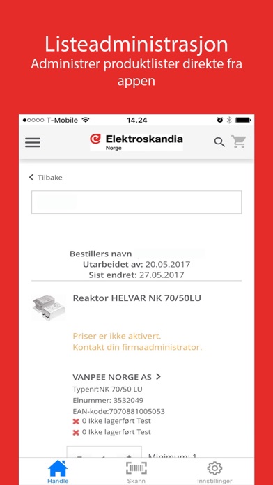 Elektroskandia Norge AS Screenshot