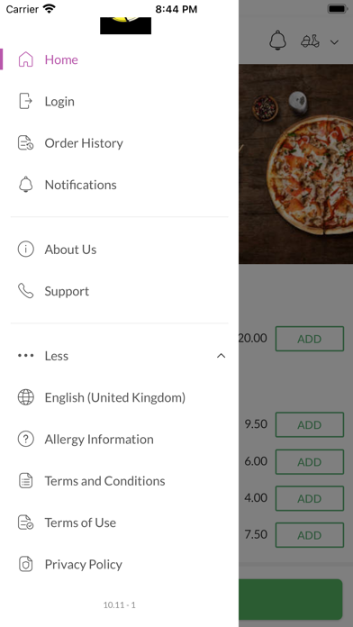 Fred's Pizzas Screenshot