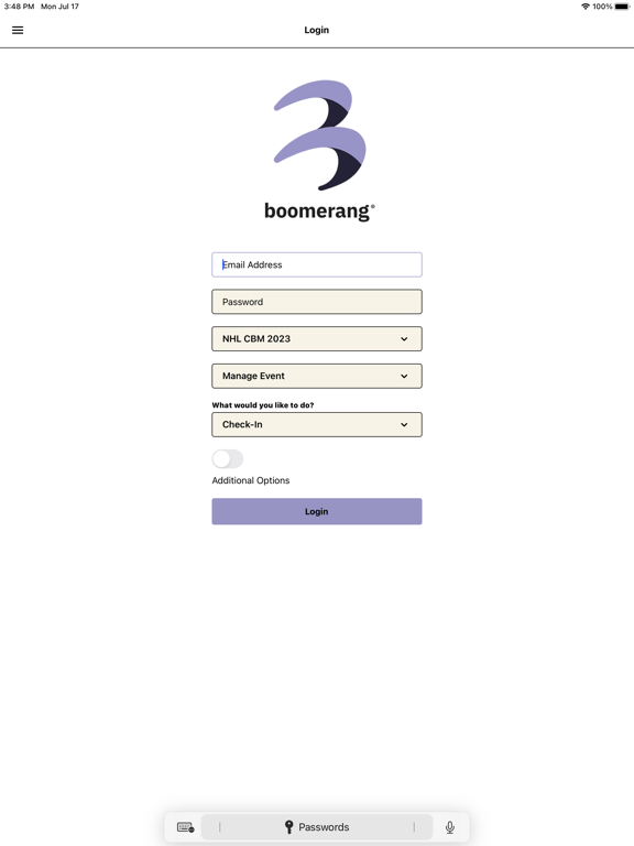 Boomerang Check-In screenshot 2