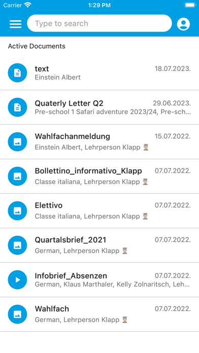 Klapp - School communication Screenshot