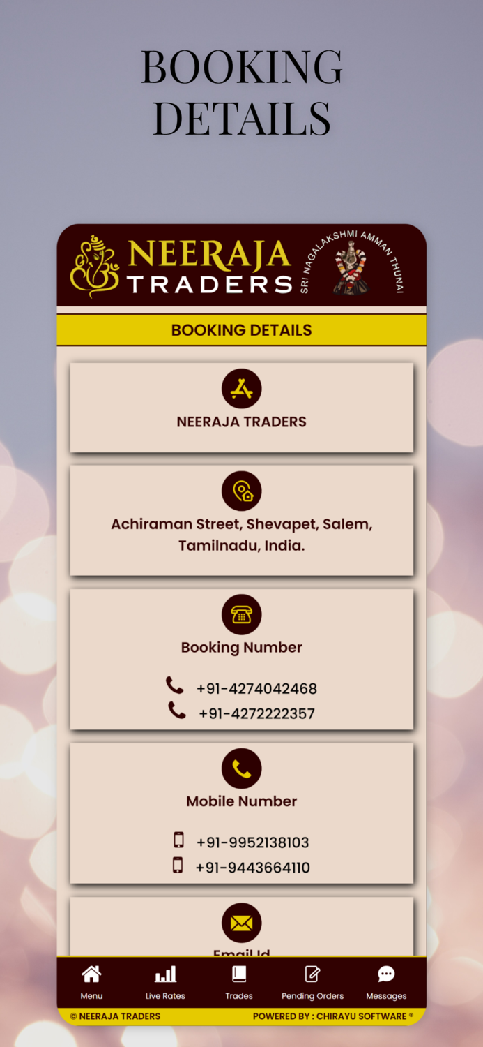 NEERAJA TRADERS SPOT