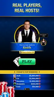 blackjack live casino iphone screenshot 3