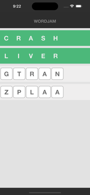‎Word Jam - jumble scramble Screenshot