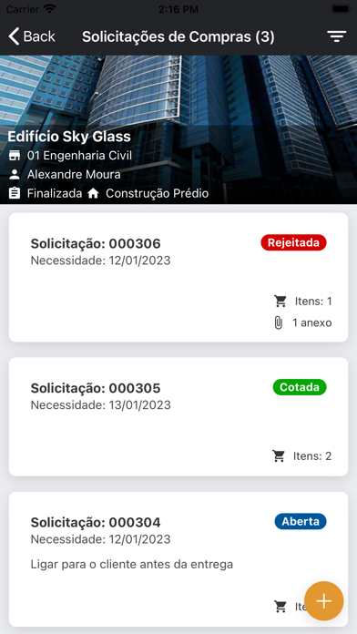 Obra Prima App Screenshot