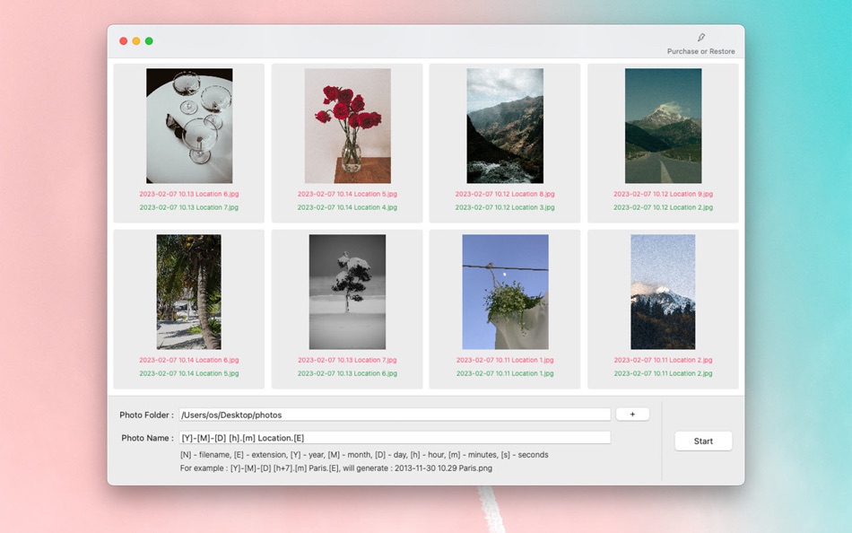 #3. My Photo Renamer (macOS) 由: 瑞英 段