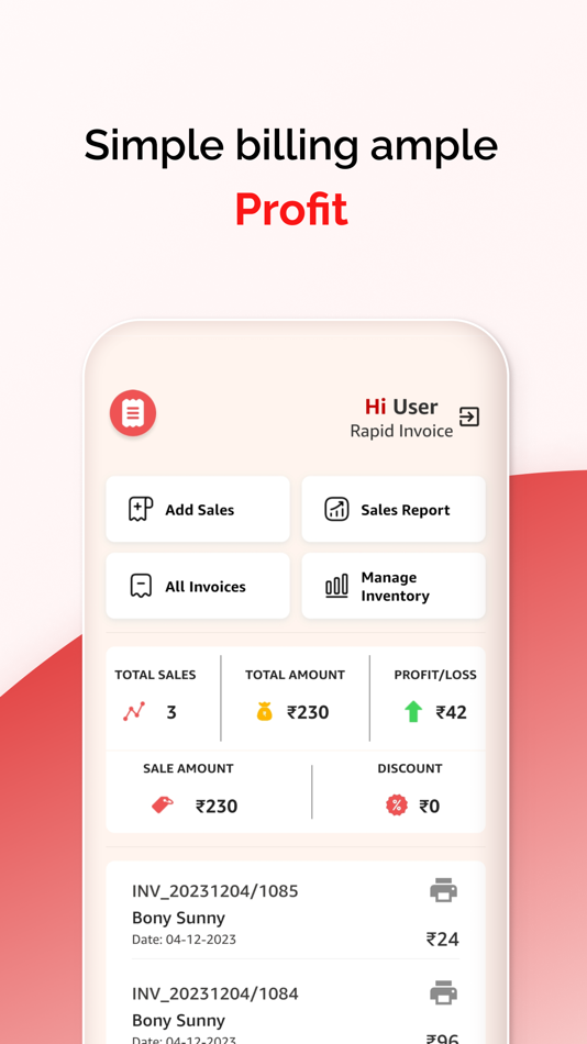 #1. Rapid Invoices (iOS) 由: Leopard Tech Labs