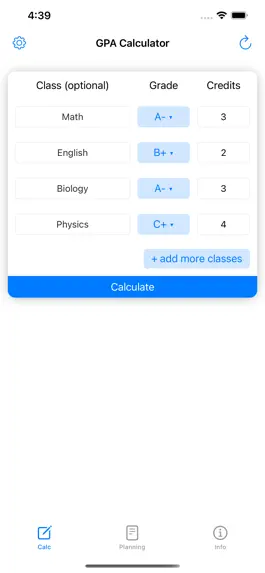 Game screenshot GPA Calculator - Grade Calc mod apk