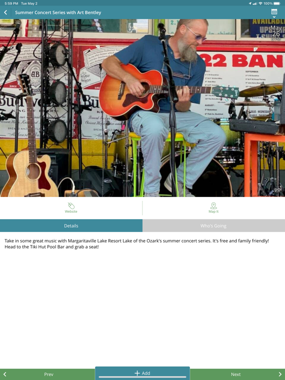 MV Resort Lake of the Ozarks iPad screenshot 7 - Travel app