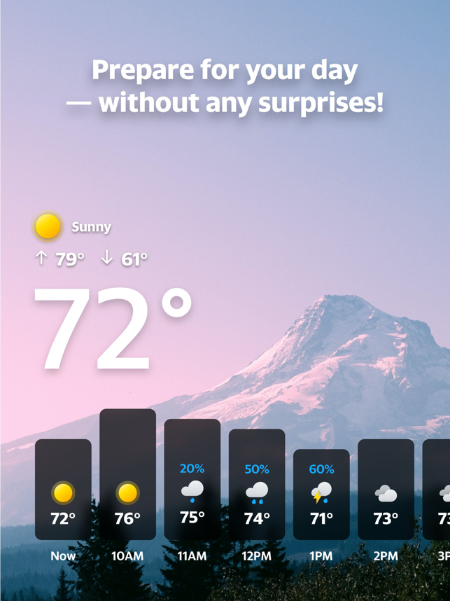 ‎Yahoo Weather Screenshot