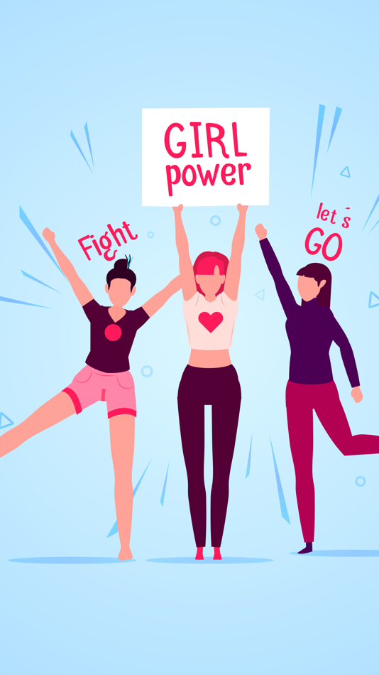 Girl Power Stickers! - 1.2 - (iOS)