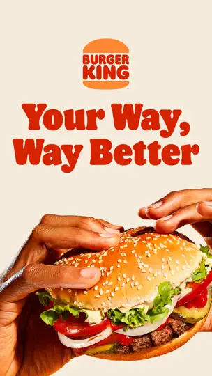Screenshot von Burger King Nederland auf dem iPhone 1