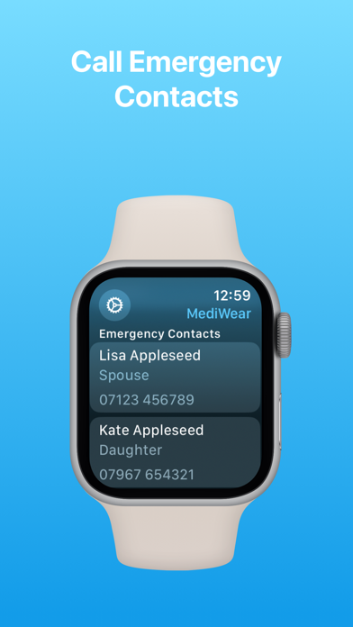 MediWear: Medical ID for Watch Screenshot 4 - AppWisp.com