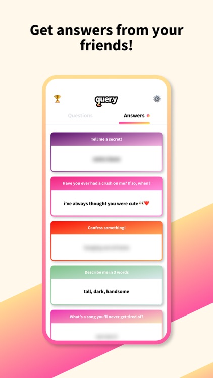 query • Anonymous Q&A App screenshot-3