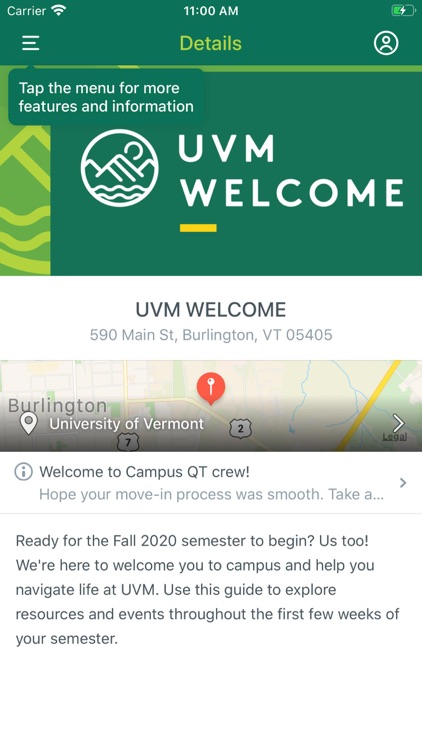 University of Vermont Compass