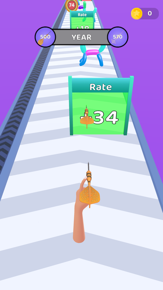 #2. Balloon Dart Run (iOS) 由: Taninty Game Studio