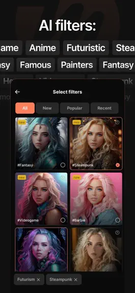 Game screenshot Mosaica AI avatars and filters apk