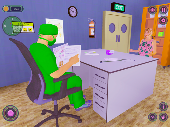 Pregnant Mom Simulator Newborn iPad screenshot 5 - Games app