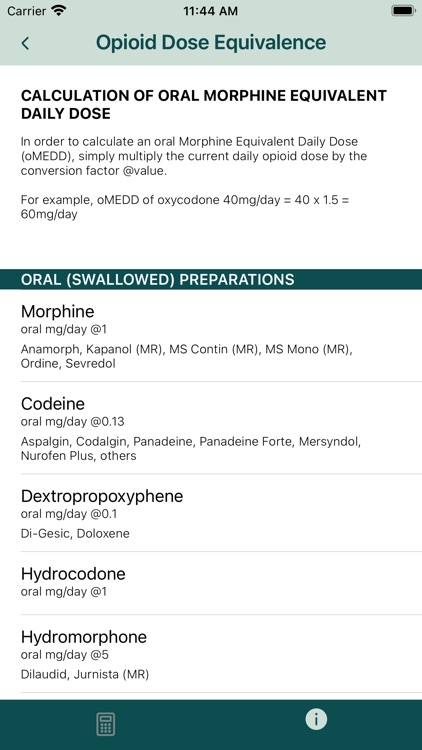 Opioid Calculator screenshot-4