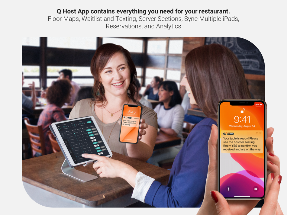 #1. Q Host Restaurant App (iOS) 由: Q Technologies Incorporated