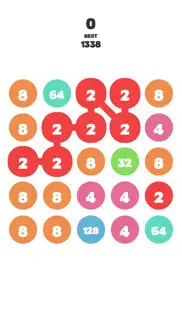 merge dots - 2048 puzzle games iphone screenshot 1