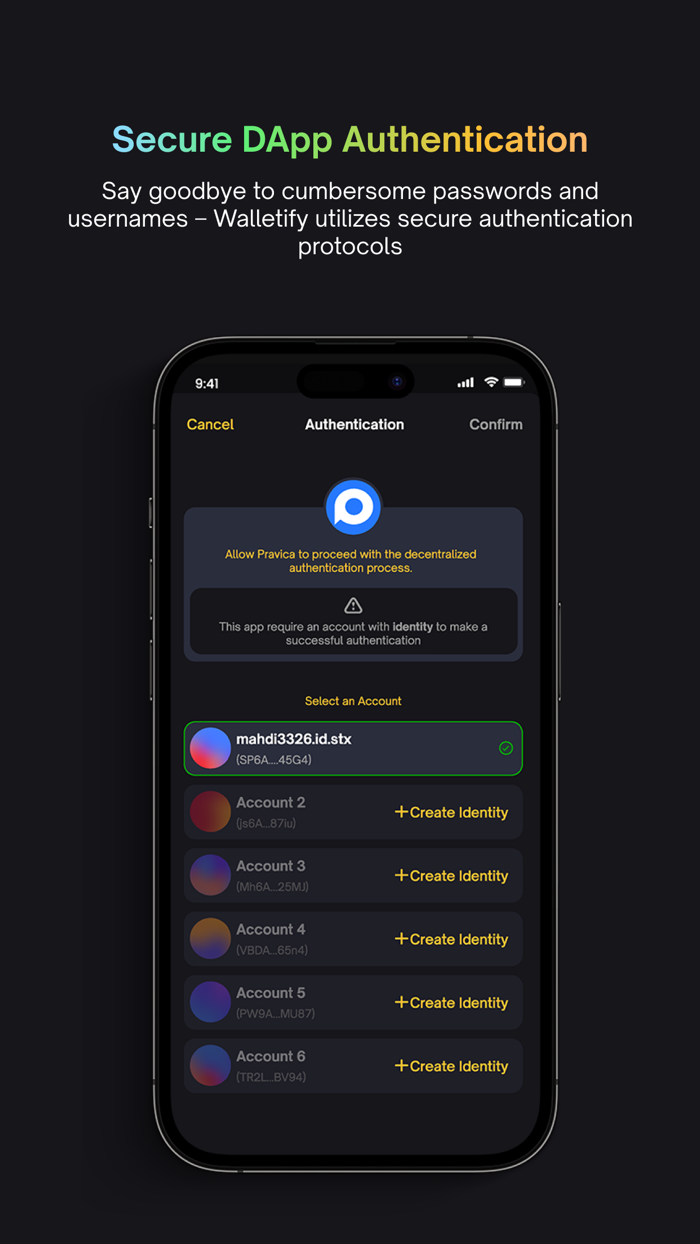 Walletify - A Wallet for DIDs