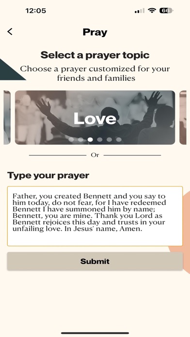 ArmRaisers Prayer App Screenshot