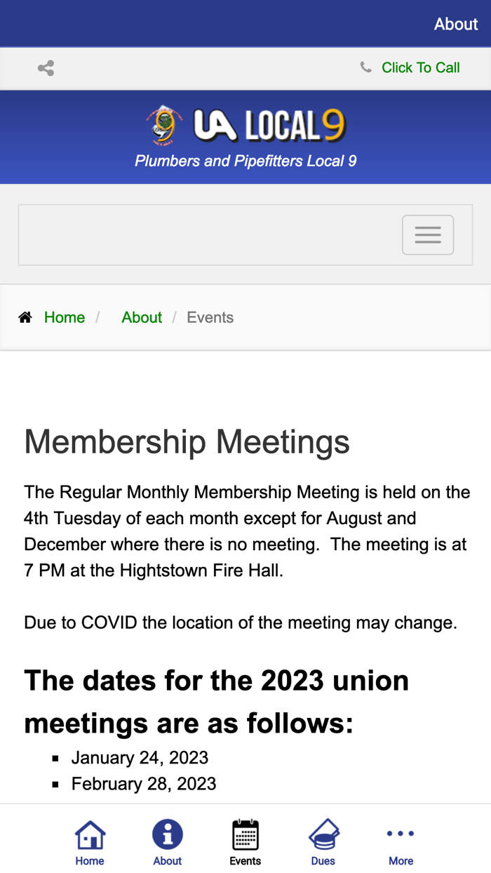 Plumbers and Pipefitters Local 9