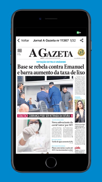 Jornal A Gazeta Screenshot