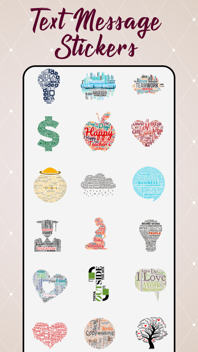 Text Message Stickers Screenshot