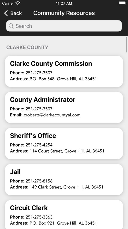 #3. Clarke County EMA, AL (iOS) 由: Clarke County EMA