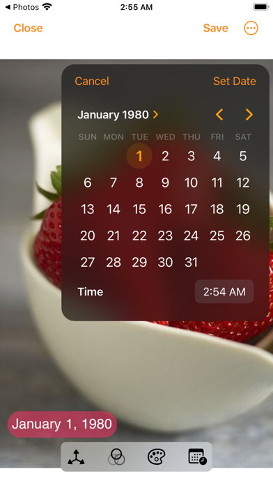 Photo Dated Screenshot