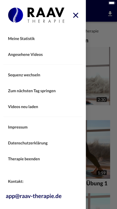 Raav Therapie Screenshot