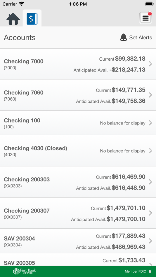 #4. First Bank of Pike Business (iOS) 由: First Bank of Pike Business Mobile App
