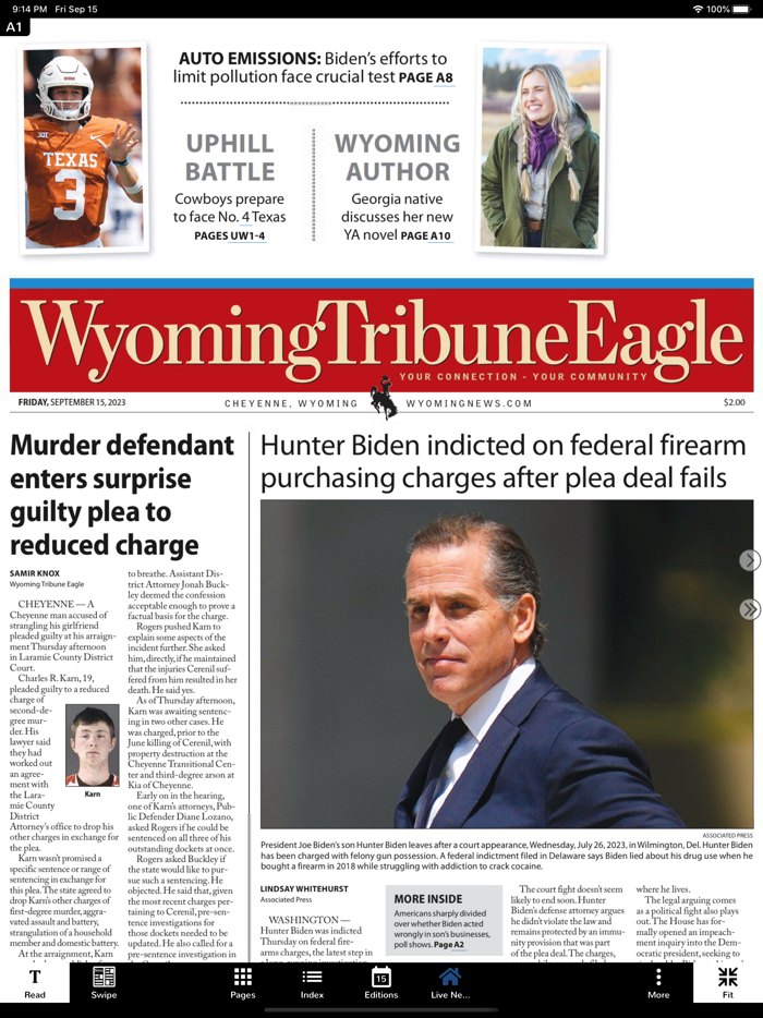 Wyoming Tribune Eagle News