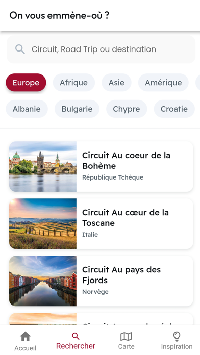 Nouvelles Frontières Screenshot