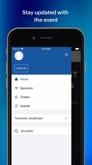 MECS+R – Events & Conference Screenshot