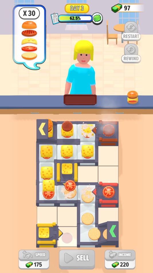 #2. Burger Factory Idle (iOS) 由: Core Game Studio