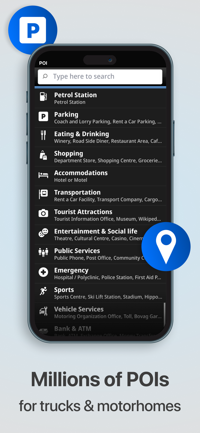Sygic Truck and RV Navigation
