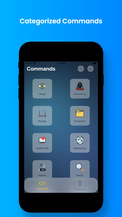 Screenshot #1 pour Commander | Terminal Commands