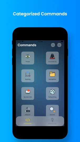 Captura de pantalla de Commander | Terminal Commands en iPhone 1