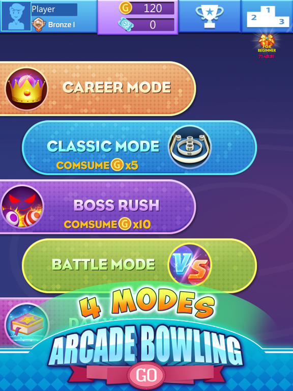 Arcade Bowling Go: Board Game iPad screenshot 5 - Games app