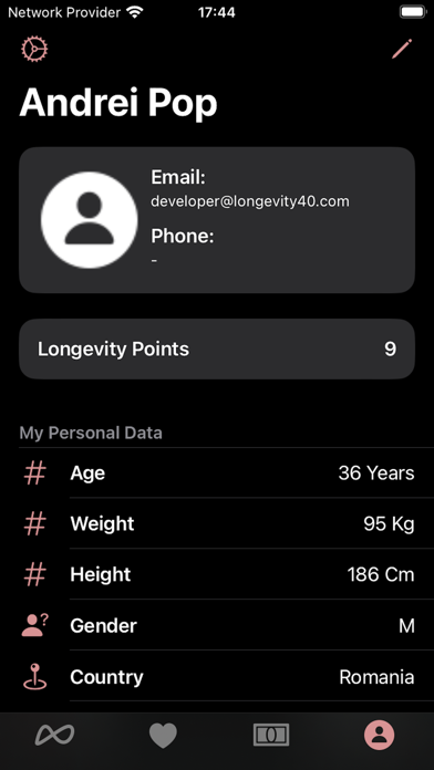 Longevity 4.0 Screenshot