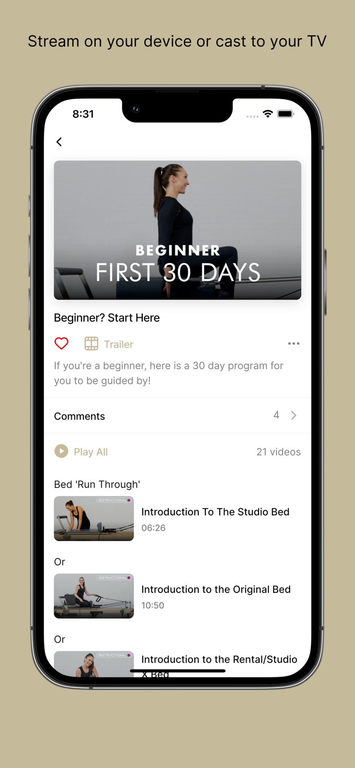 Your Reformer - At Home