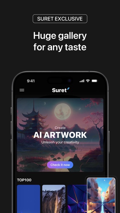 Suret - AI Art Generator Screenshot