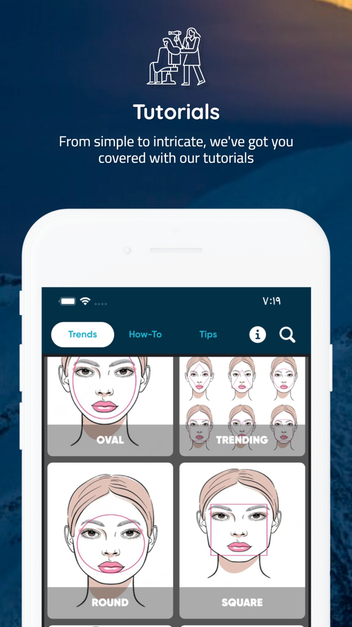 Hair Cut DYE Face App Try On