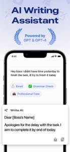 Write AI: Writing Assistant screenshot #1 for iPhone