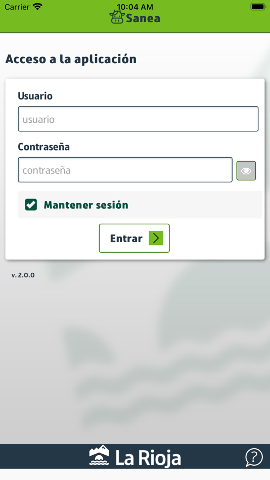 #1. Sanea (iOS) Podle: Gobierno de La Rioja